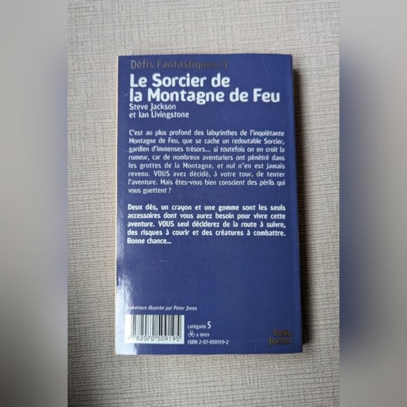 Un Livre Dont Vous Etes Le Heros French Novel - Picture 2 of 2